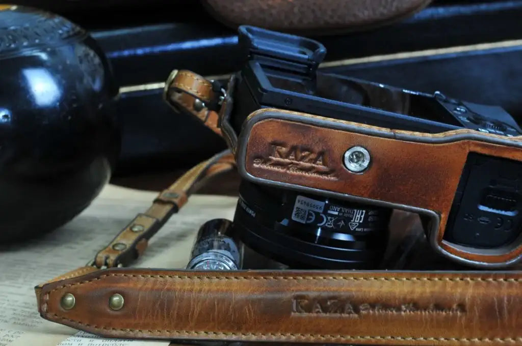 Sony A6300 Leather Camera Case - kaza-deluxe