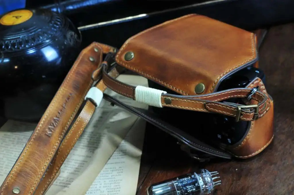 Sony A6400 Leather Camera Case - kaza-deluxe