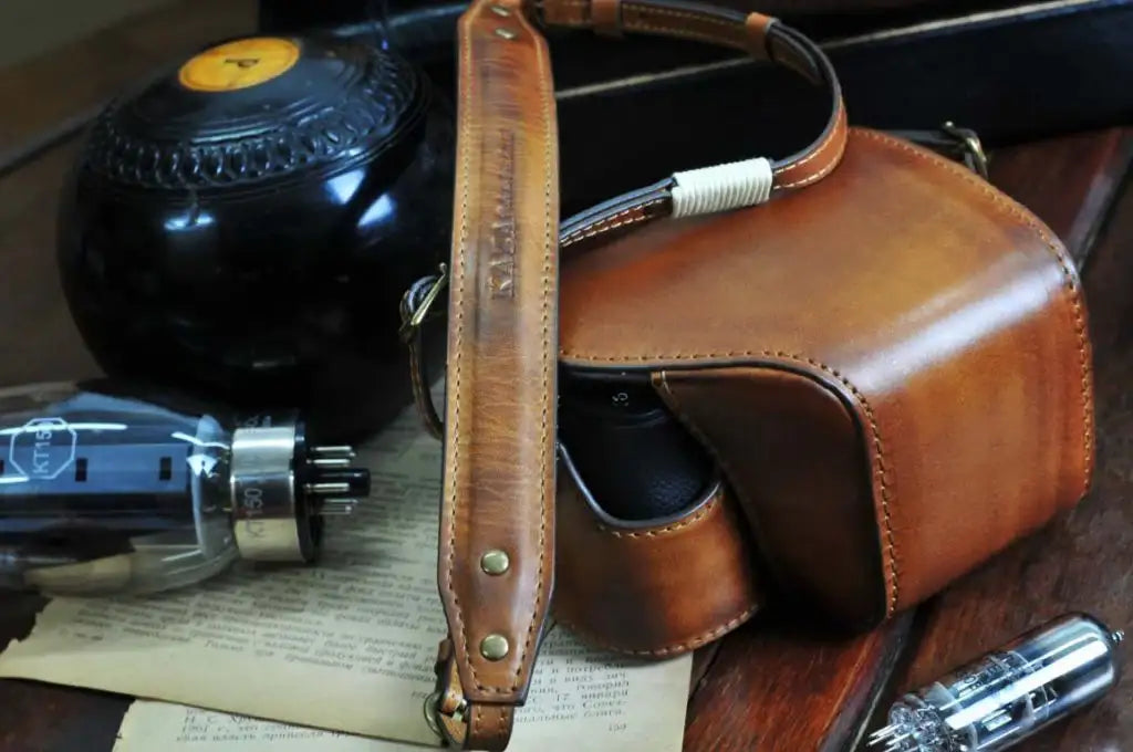 Sony A6400 Leather Camera Case - kaza-deluxe