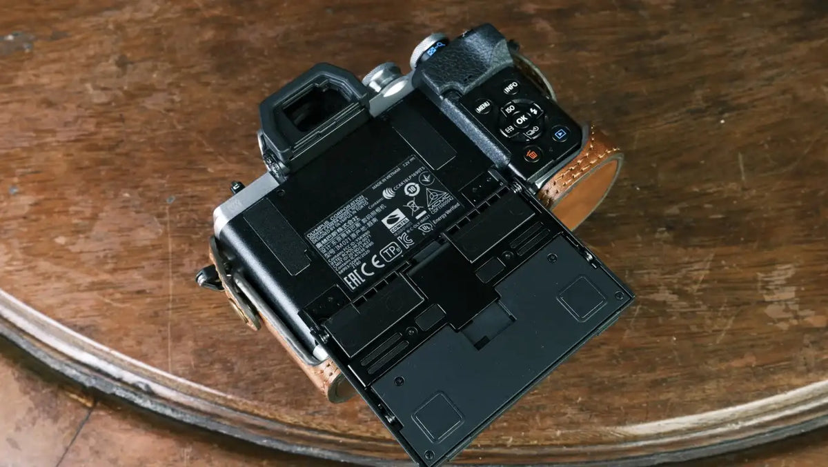 Olympus EM10 MK IV Leather camera case - kaza-deluxe