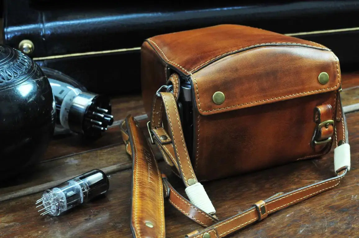 Fujifilm X T3 Leather Camera Case - kaza-deluxe