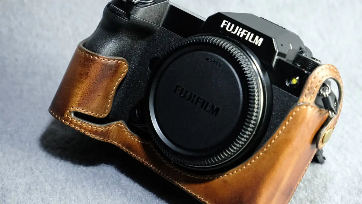 Fujifilm GFX100S Leather Camera Case - kaza-deluxe
