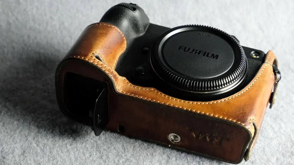 Fujifilm GFX100S Leather Camera Case - kaza-deluxe