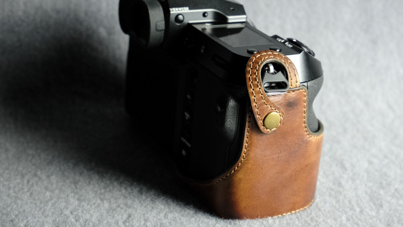 Fujifilm GFX100S Leather Camera Case - kaza-deluxe
