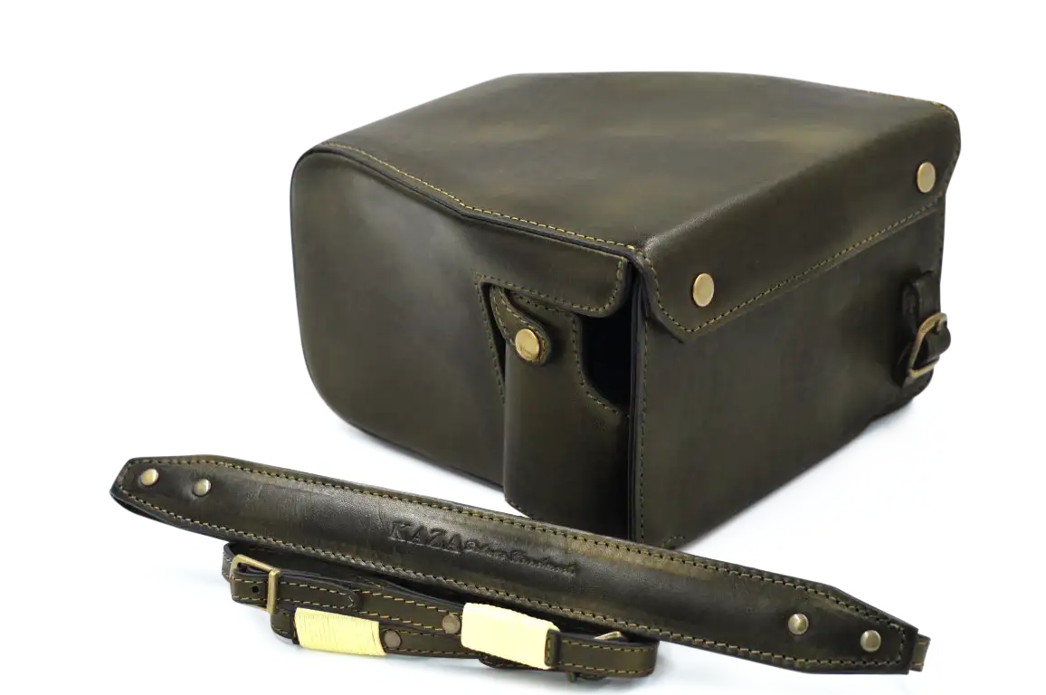 Fujifilm GFX50R Leather Camera Case - kaza-deluxe