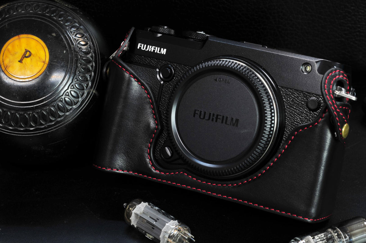 Fujifilm GFX50R Leather Camera Case - kaza-deluxe