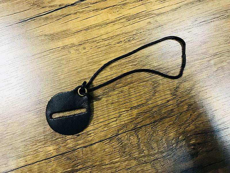 Leather Lens Cap Sticker - kaza-deluxe