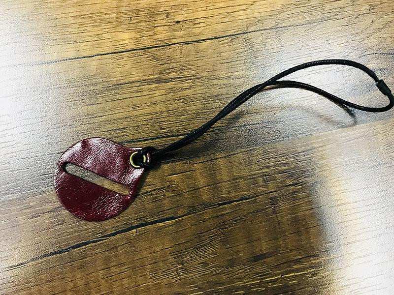 Leather Lens Cap Sticker - kaza-deluxe