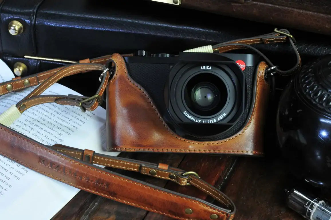 Leica Q2 Leather Camera Case - kaza-deluxe