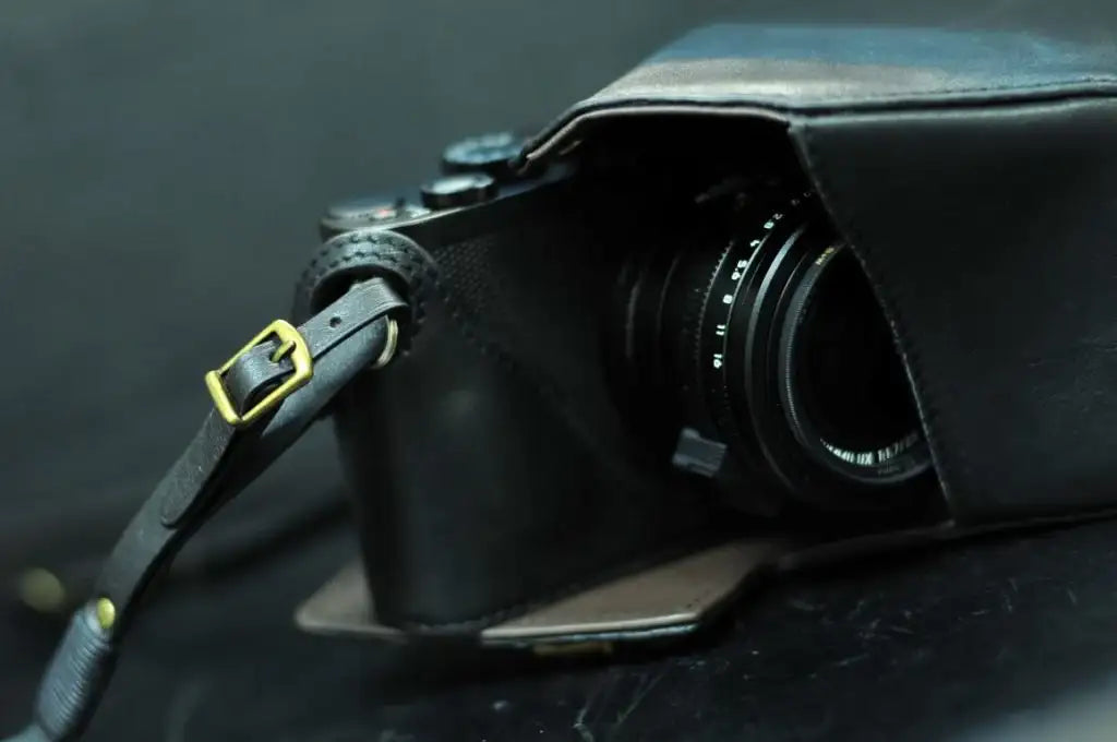 Leica Q Leather Camera Case - kaza-deluxe