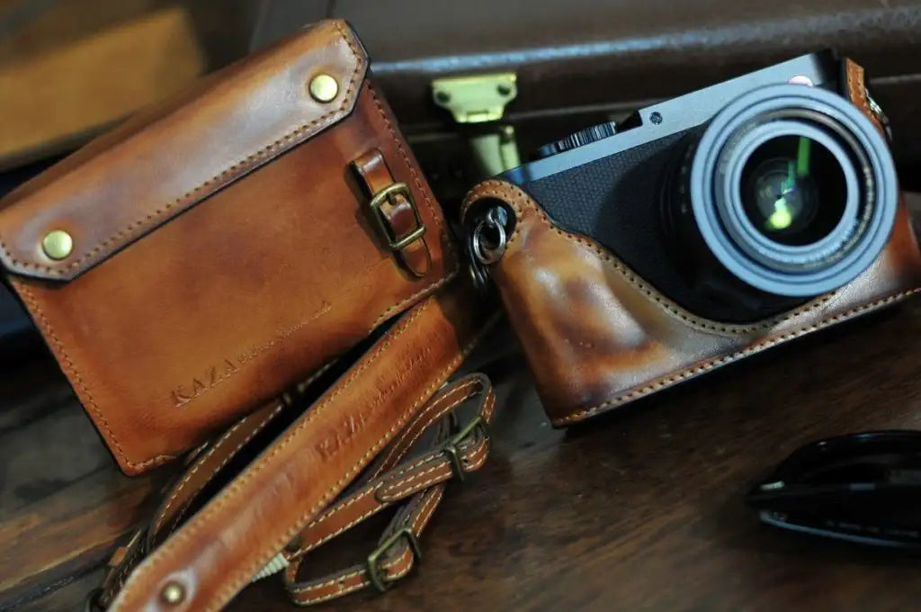 Leica Q Leather Camera Case - kaza-deluxe