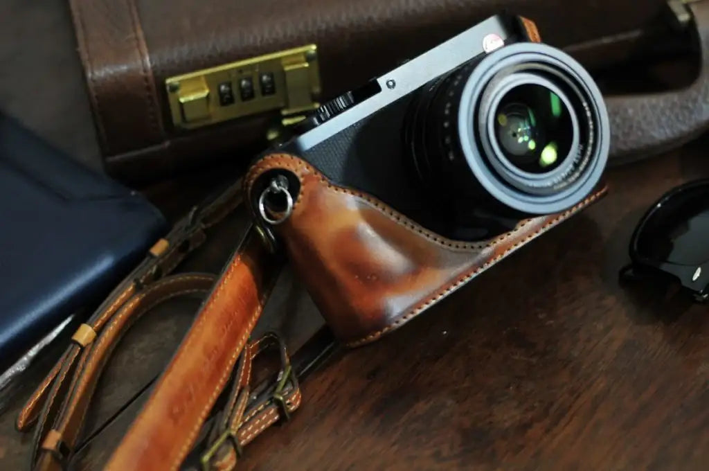 Leica Q Leather Camera Case - kaza-deluxe