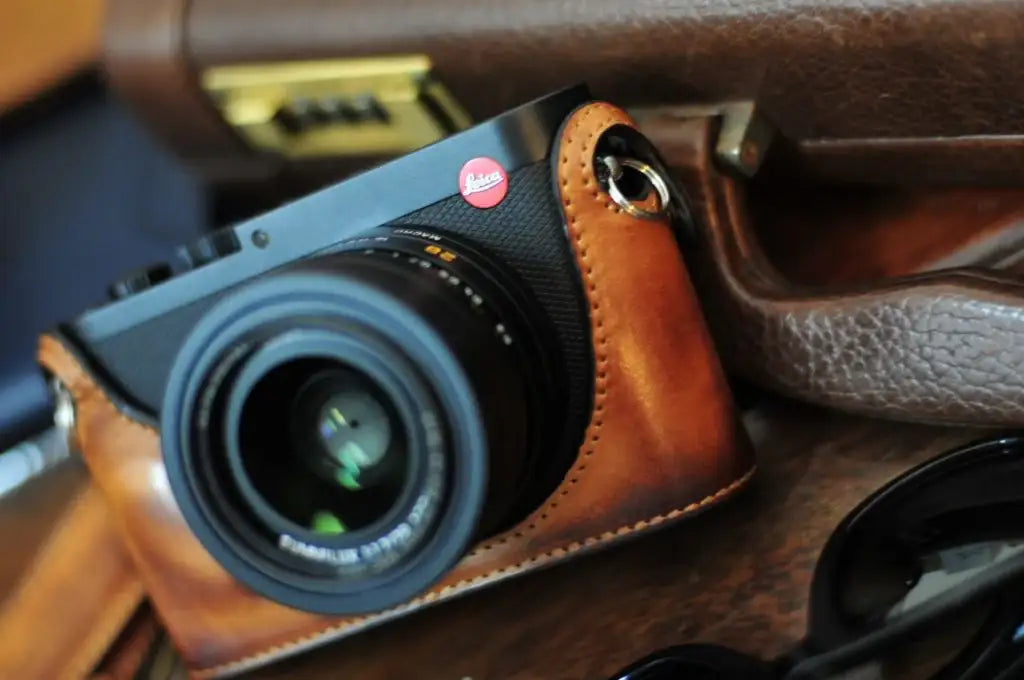 Leica Q Leather Camera Case - kaza-deluxe