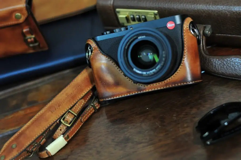 Leica Q Leather Camera Case - kaza-deluxe