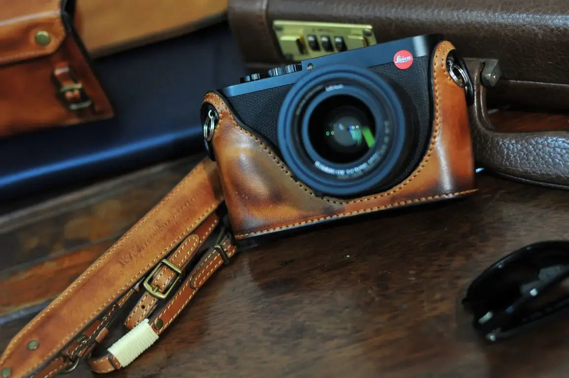 Leica Q Leather Camera Case - kaza-deluxe