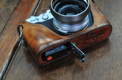 Fujifilm X 100V Leather Camera Case - kaza-deluxe