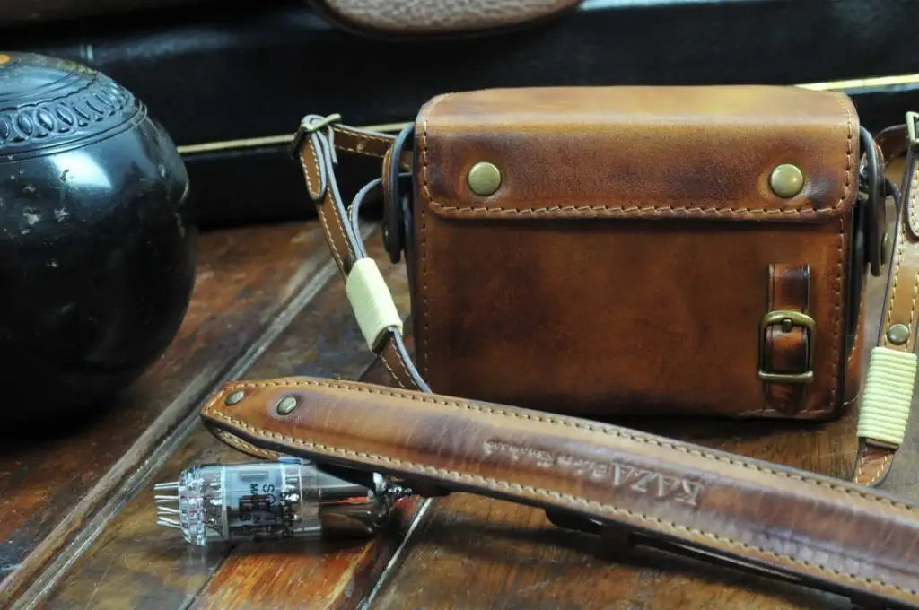 Fujifilm X 100V Leather Camera Case - kaza-deluxe
