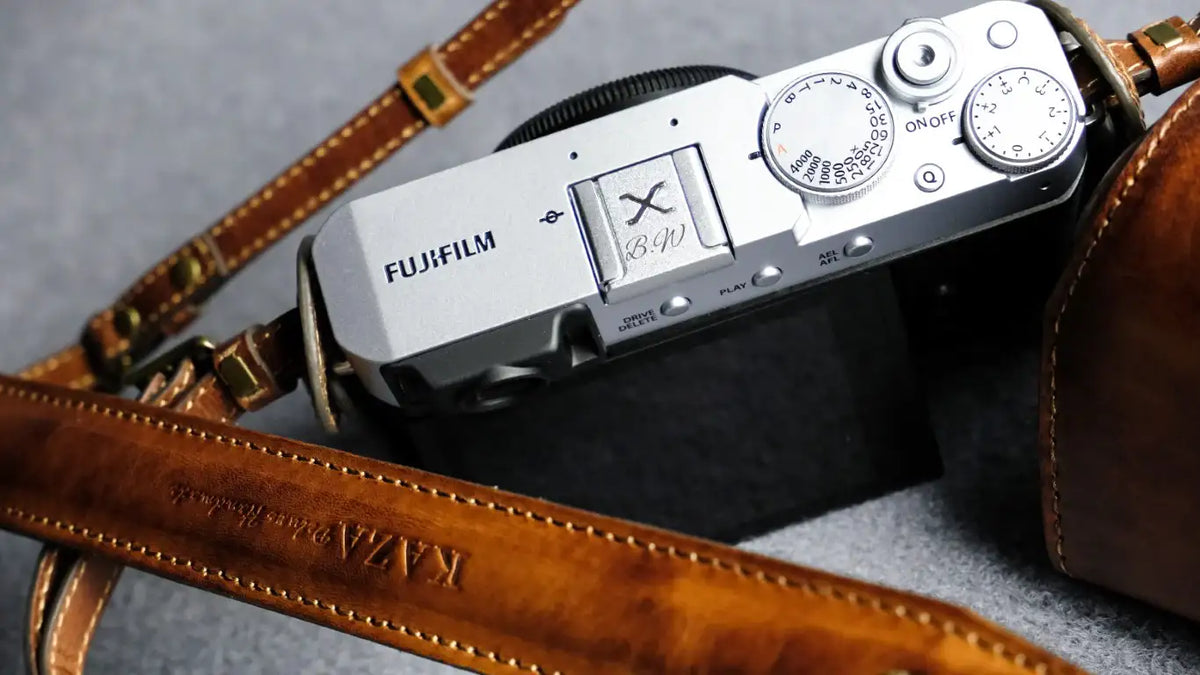 Fujifilm X E4 Leather Camera Case - kaza-deluxe
