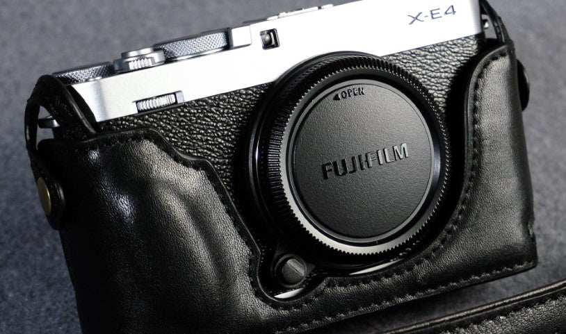 Fujifilm X E4 Leather Camera Case - kaza-deluxe