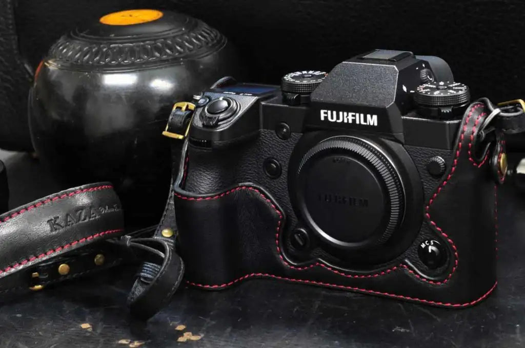 Fujifilm X H1 Leather Camera Case - Combo Set - kaza-deluxe