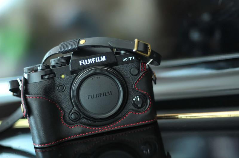 Fujifilm X T1 Leather Camera Case | kaza-deluxe