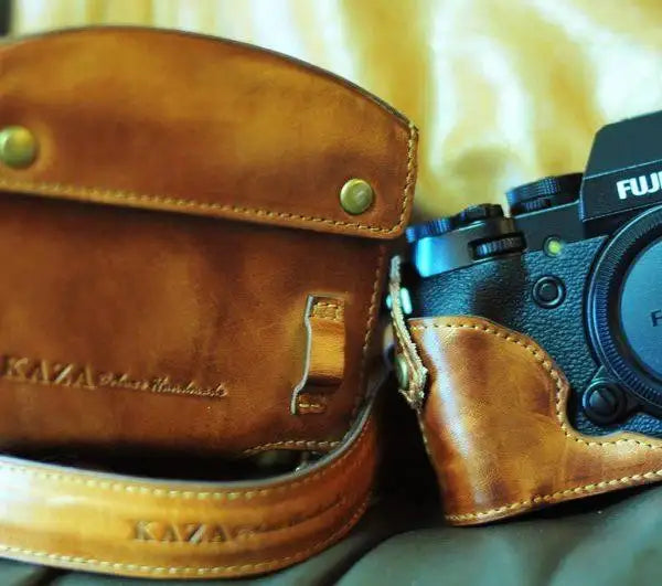 Fujifilm X T1 Leather Camera Case - kaza-deluxe