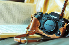 Fujifilm X T1 Leather Camera Case - kaza-deluxe