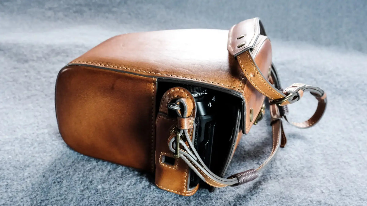 Fujifilm X T5 Leather Camera Case - kaza-deluxe