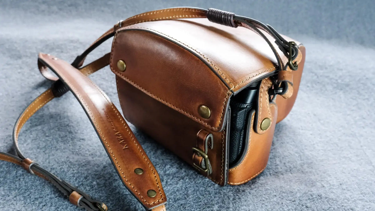 Fujifilm X T5 Leather Camera Case - kaza-deluxe
