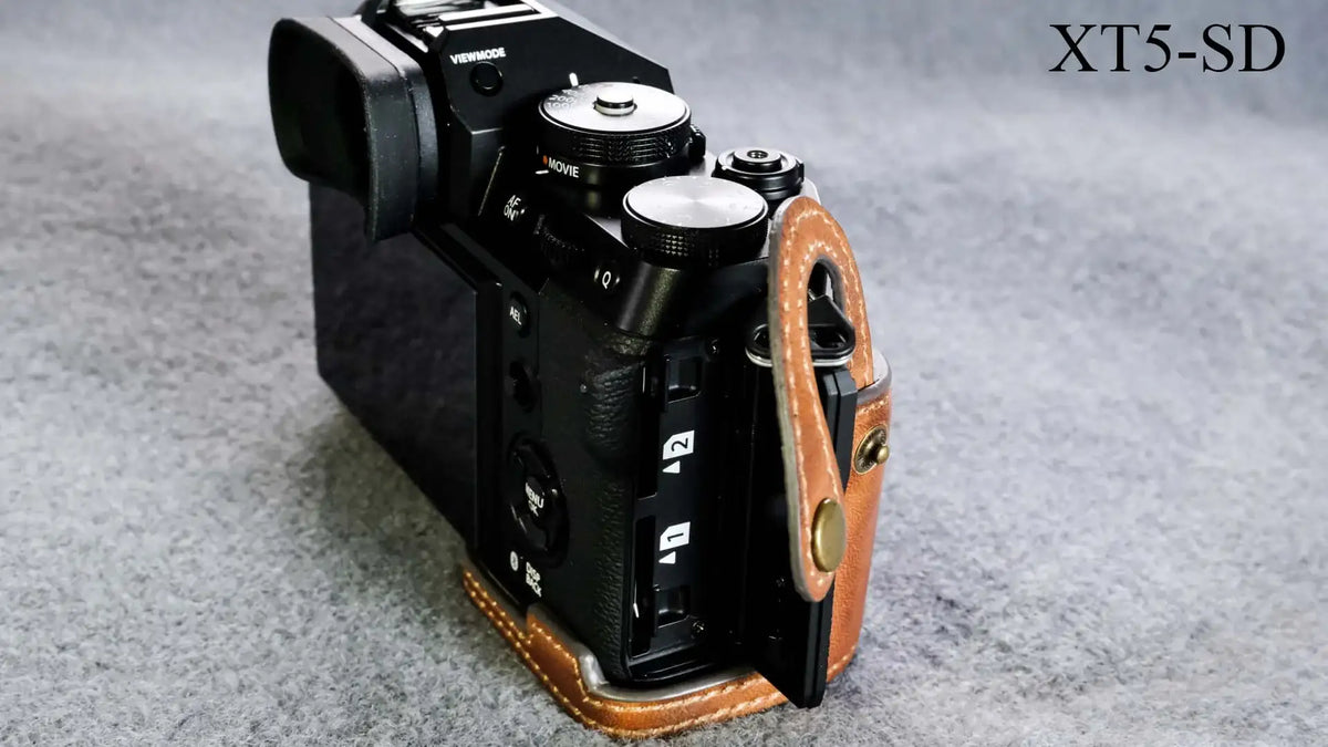 Fujifilm X T5 Leather Camera Case - kaza-deluxe