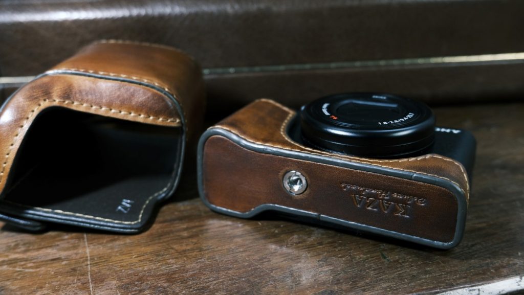 SONY ZV-1 SERIES Leather Camera Case | kaza-deluxe