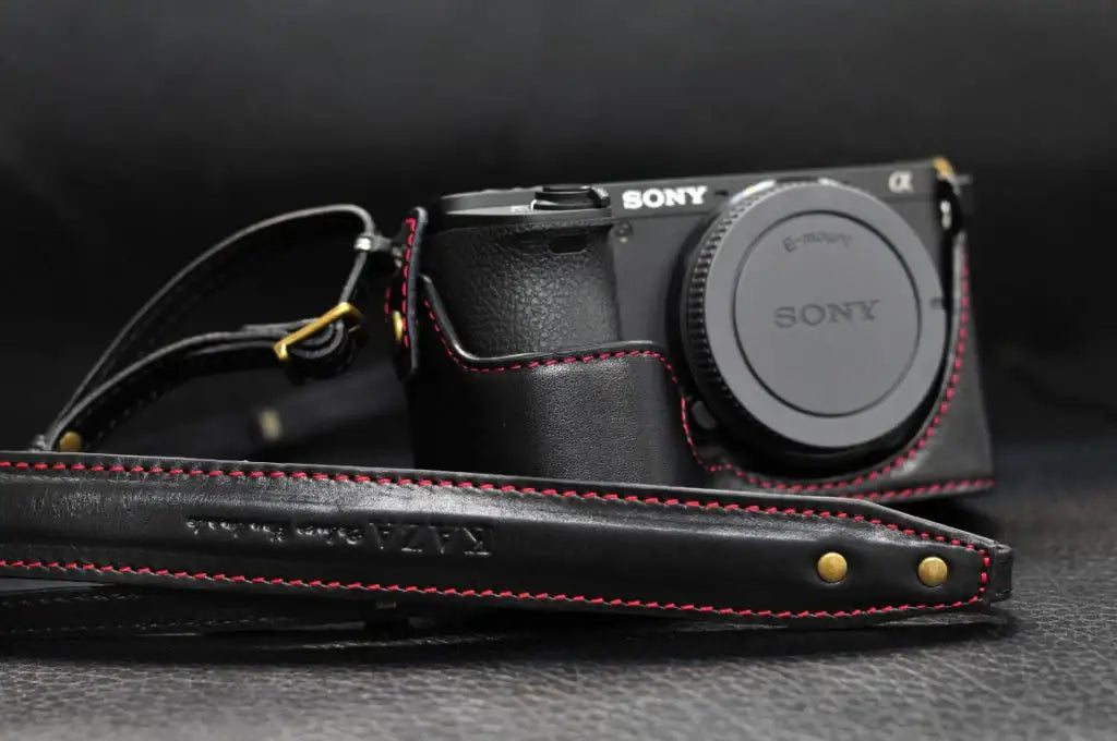 Sony A6500 Leather Camera Case - kaza-deluxe