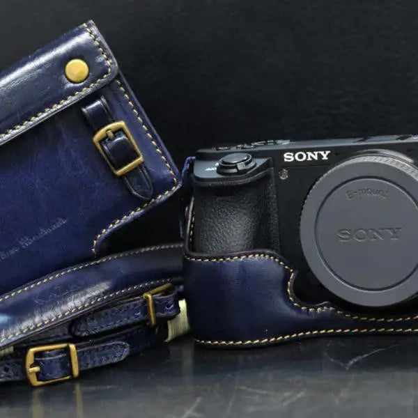 Sony A6500 Leather Camera Case - kaza-deluxe