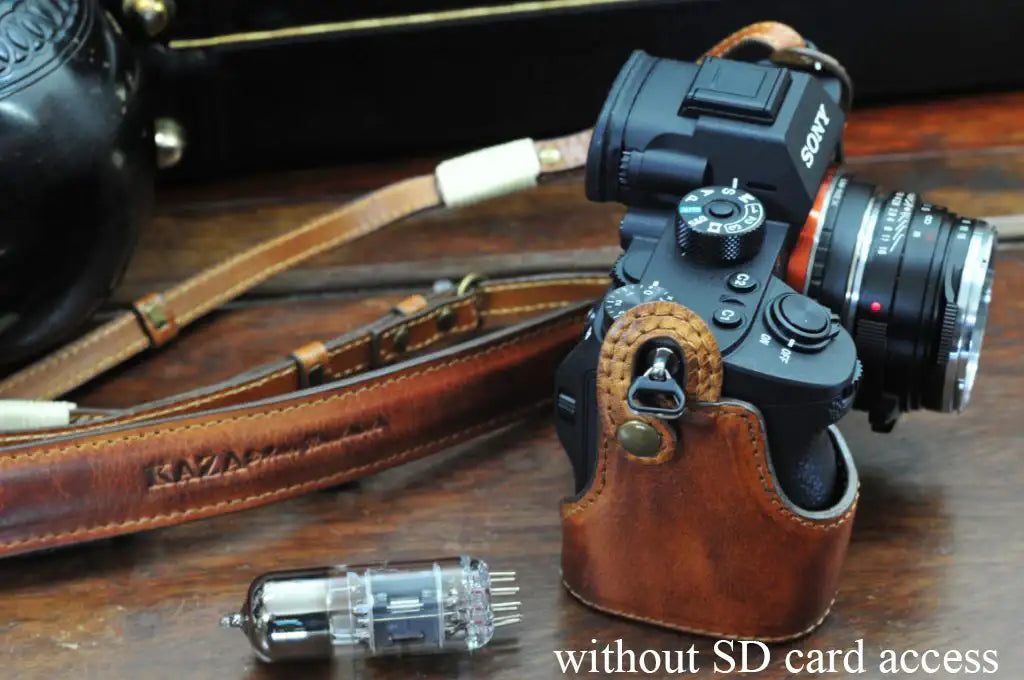 Sony A7R3 / A7III /A9 Series Leather Camera Case - kaza-deluxe