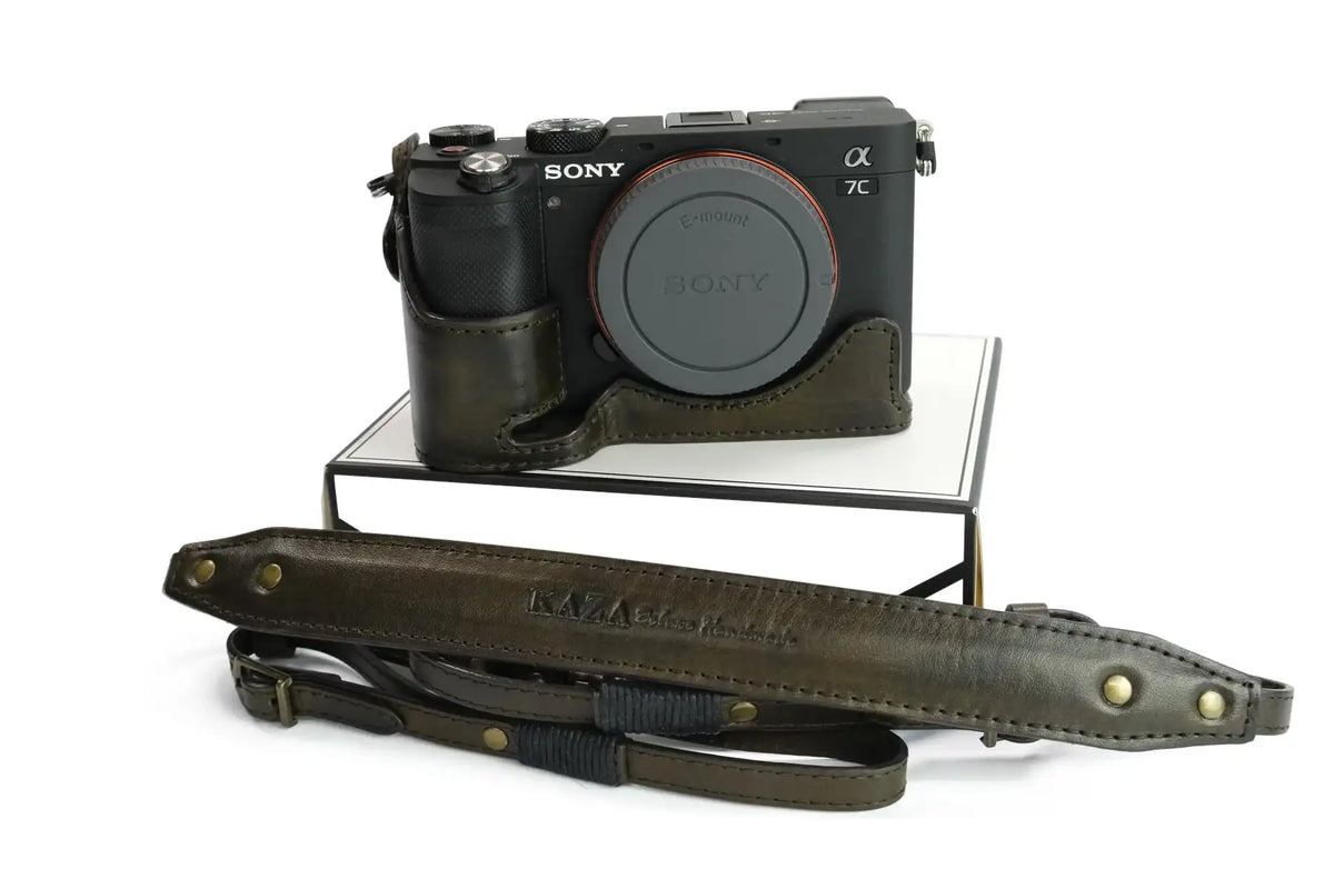 Sony A7C Leather Camera Case - kaza-deluxe