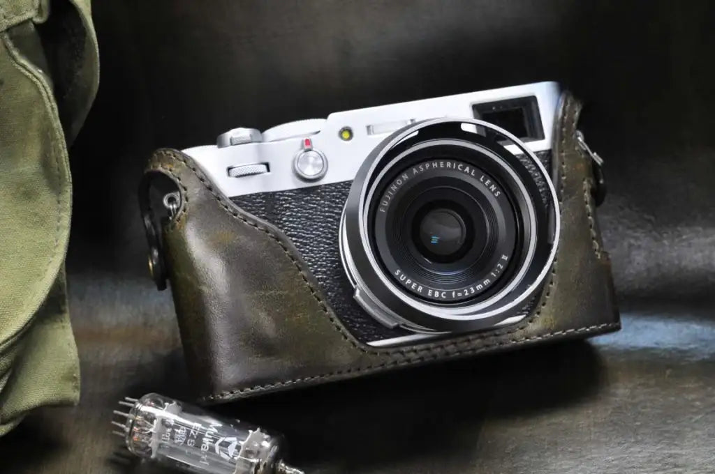 Fujifilm X 100V Leather Camera Case - kaza-deluxe