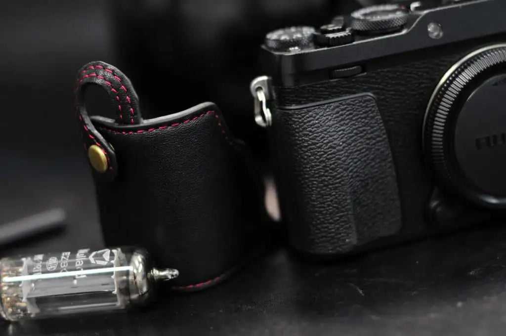 Fujifilm X E3 Leather Camera Case - kaza-deluxe