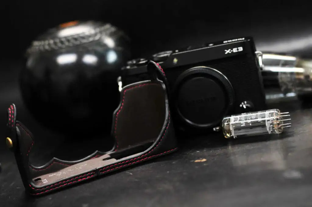 Fujifilm X E3 Leather Camera Case - kaza-deluxe