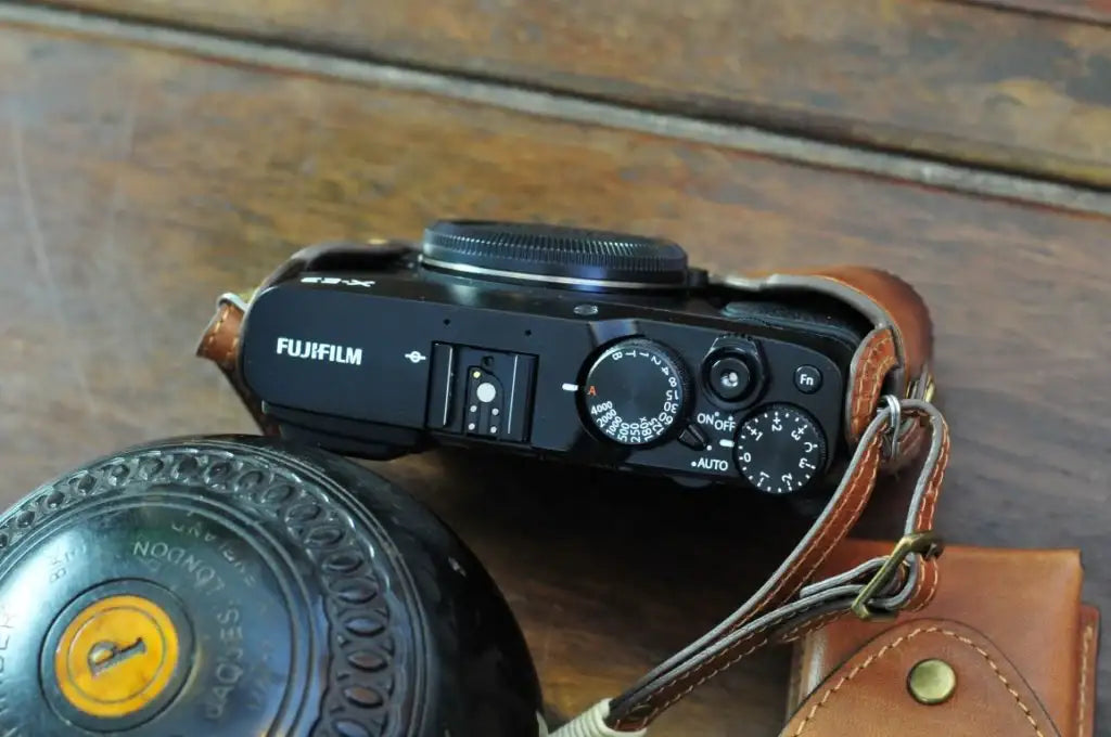 Fujifilm X E3 Leather Camera Case - kaza-deluxe