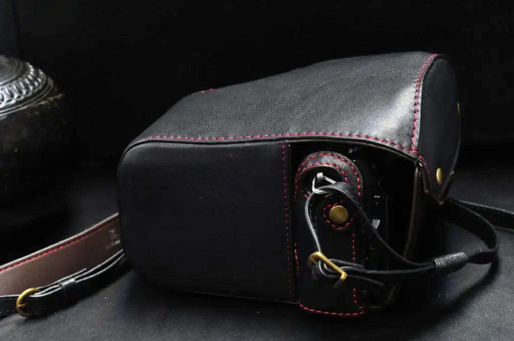 Fujifilm X H1 Leather Camera Case - Combo Set - kaza-deluxe