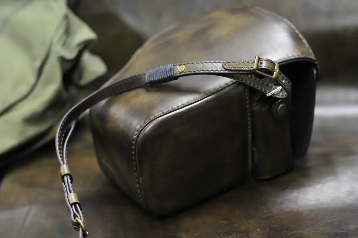 Fujifilm X H1 Leather Camera Case - Combo Set - kaza-deluxe