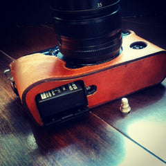 Fujifilm X Pro1 Leather Camera Case - kaza-deluxe