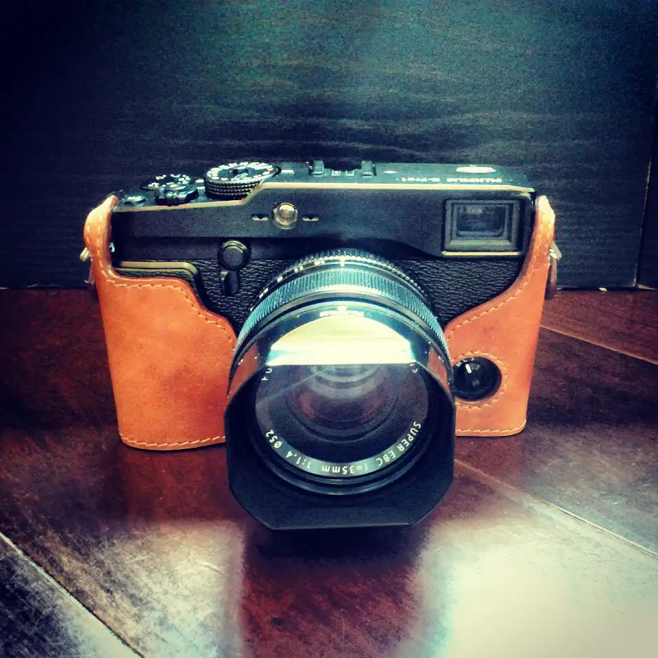 Fujifilm X Pro1 Leather Camera Case - kaza-deluxe