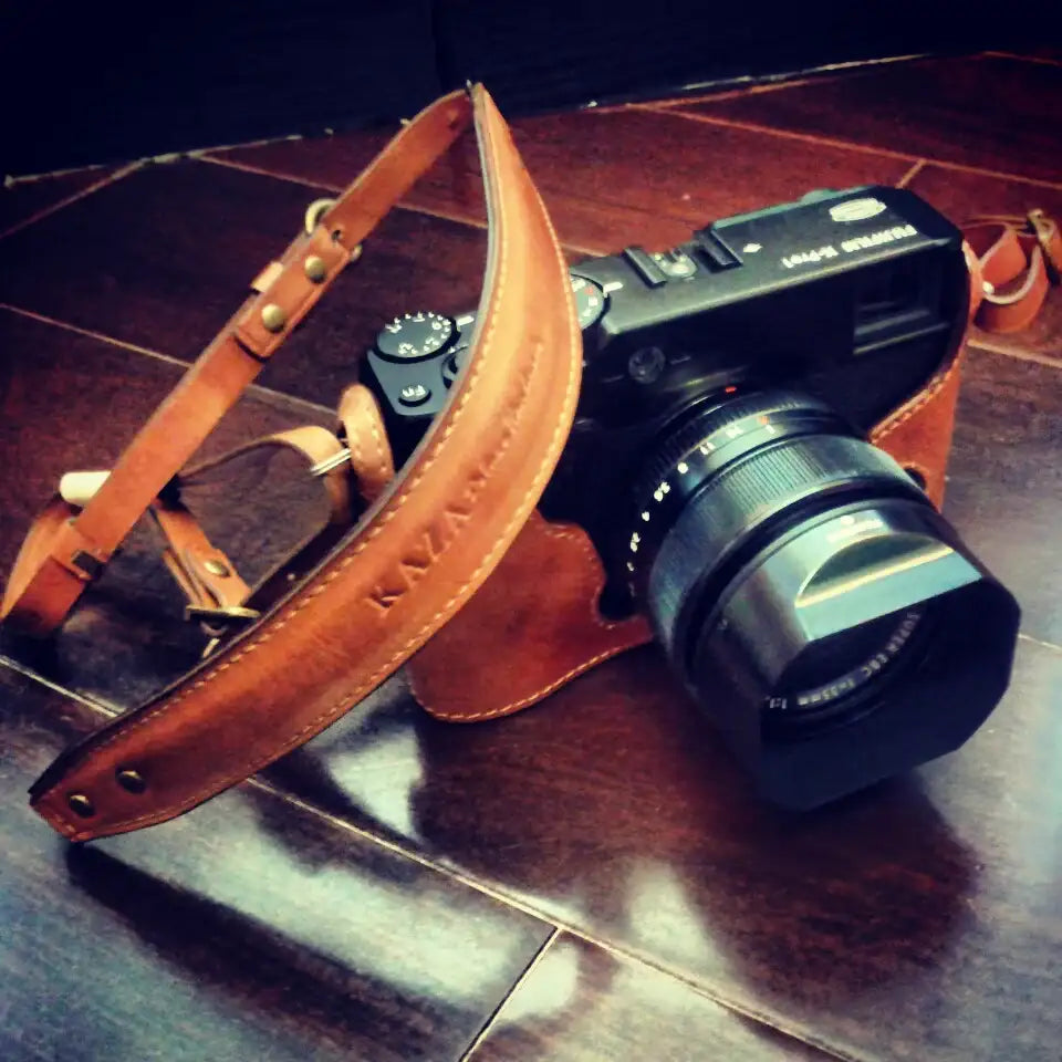 Fujifilm X Pro1 Leather Camera Case - kaza-deluxe