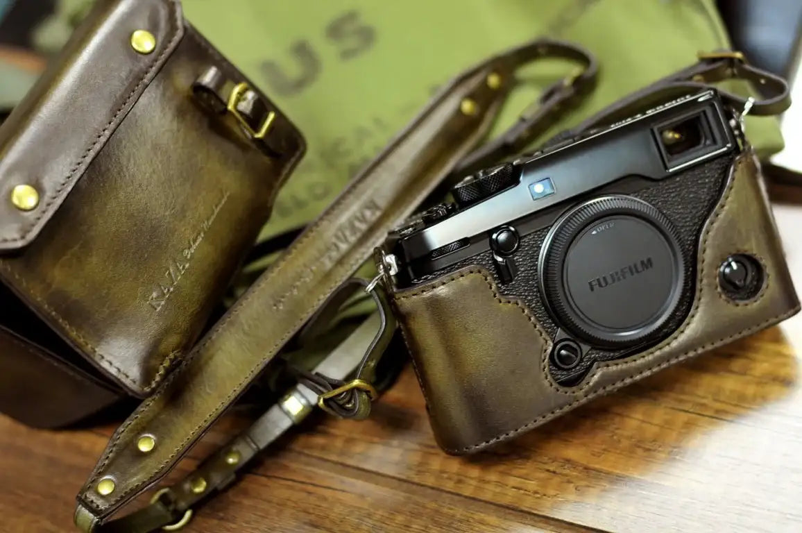 Fujifilm X Pro2 Leather Camera Case - Combo Set - kaza-deluxe