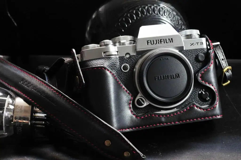 Fujifilm X T3 Leather Camera Case - kaza-deluxe