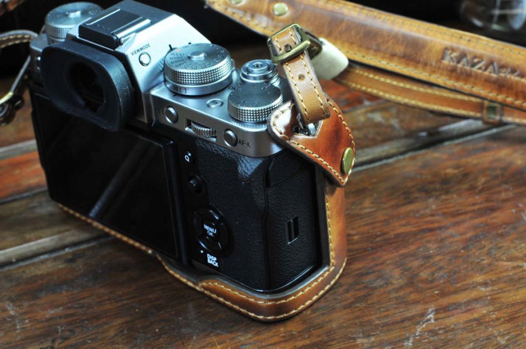 Fujifilm X T3 Leather Camera Case - kaza-deluxe