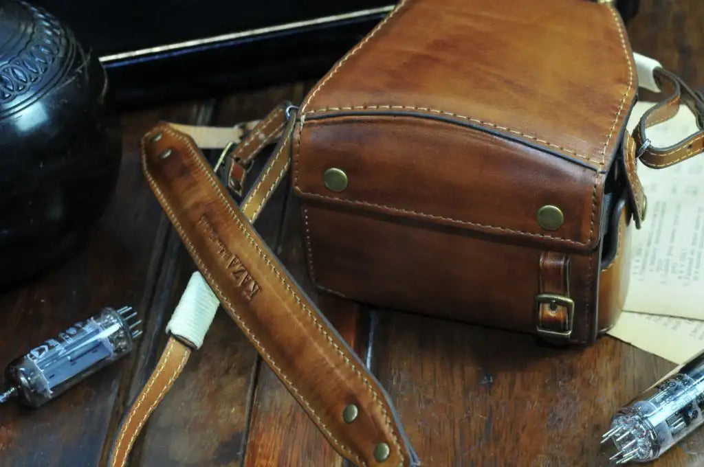 Fujifilm X T30 Leather Camera Case - kaza-deluxe
