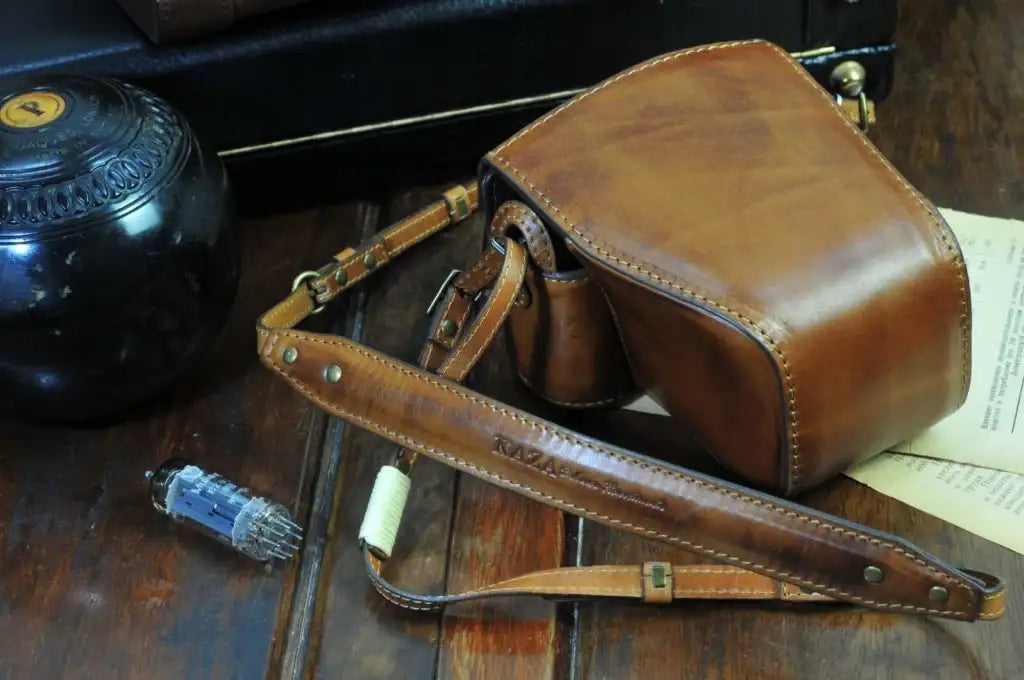 Fujifilm X T30 Leather Camera Case - kaza-deluxe