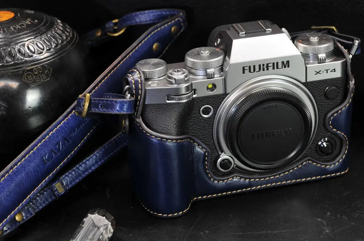 Fujifilm X T4 Leather Camera Case - kaza-deluxe